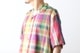 SEVEN BY SEVEN (���֥�Х����֥�) "OPEN COLLAR SHEER SHIRTS��S/S - Handwoven Madras check -"