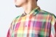 SEVEN BY SEVEN (���֥�Х����֥�) "OPEN COLLAR SHEER SHIRTS��S/S - Handwoven Madras check -"