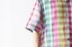 SEVEN BY SEVEN (���֥�Х����֥�) "OPEN COLLAR SHEER SHIRTS��S/S - Handwoven Madras check -"