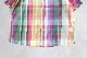 SEVEN BY SEVEN (���֥�Х����֥�) "OPEN COLLAR SHEER SHIRTS��S/S - Handwoven Madras check -"