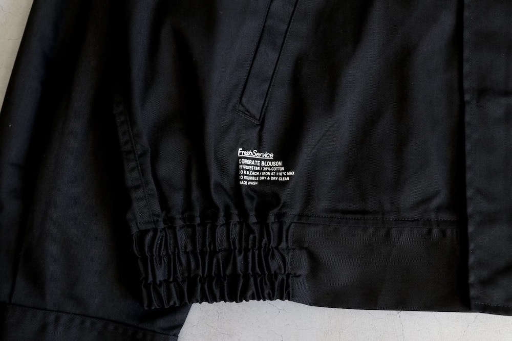 FreshService Corporate Blouson ブラックストライプ FreshService フレッシュサービス CORPORATE BLOUSON