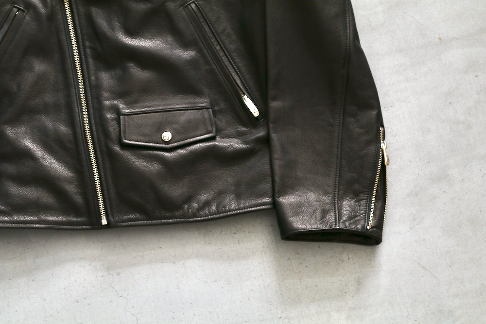 Porter Classic(ݡ饷å) "PC RIDERS JACKET W/LOVE & PEACE SILVER"