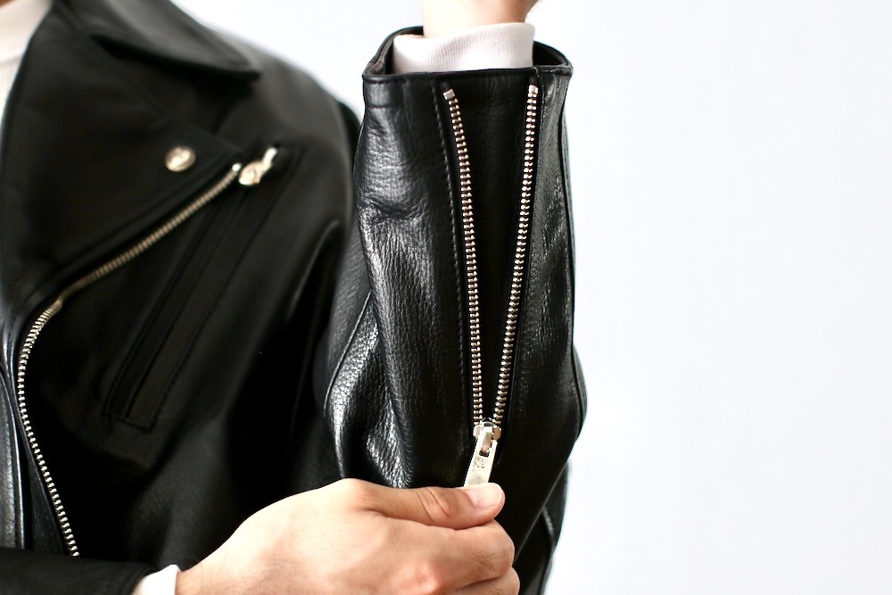 Porter Classic(ݡ饷å) "PC RIDERS JACKET W/LOVE & PEACE SILVER"