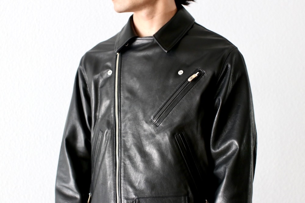 Porter Classic(ݡ饷å) "PC RIDERS JACKET W/LOVE & PEACE SILVER"