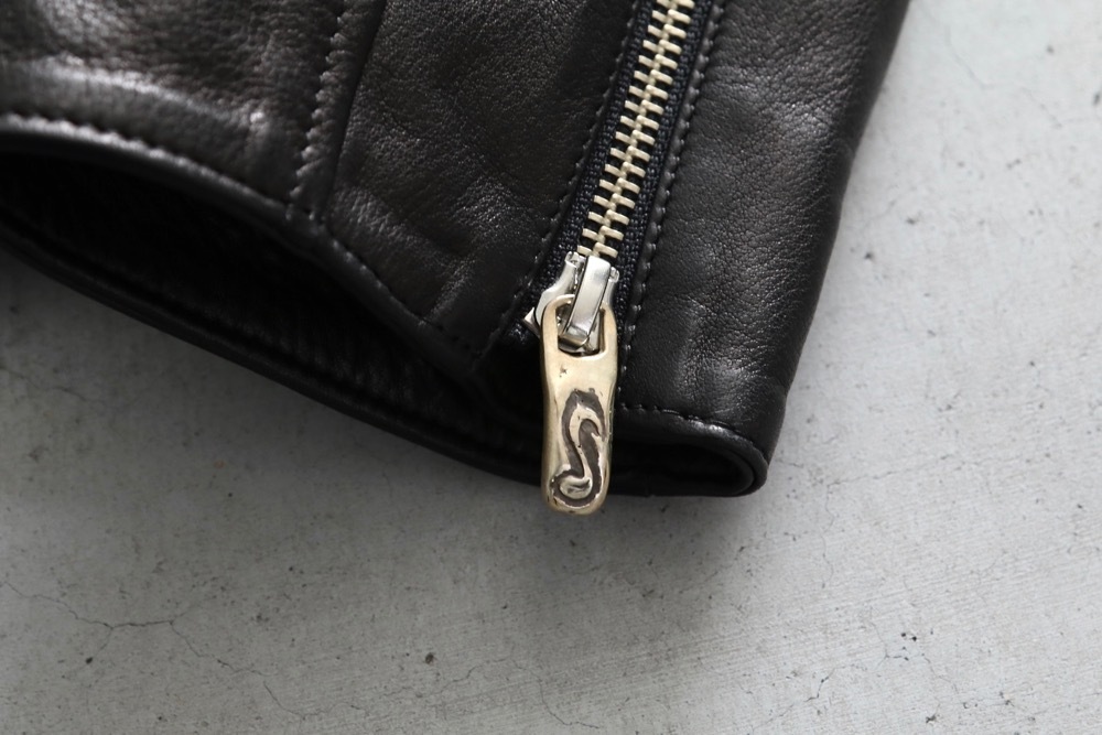 Porter Classic(ݡ饷å) "PC RIDERS JACKET W/LOVE & PEACE SILVER"