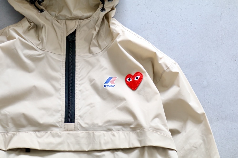 limited】PLAY COMME des GARCONS × K-WAY (プレイ コム デ ギャルソン