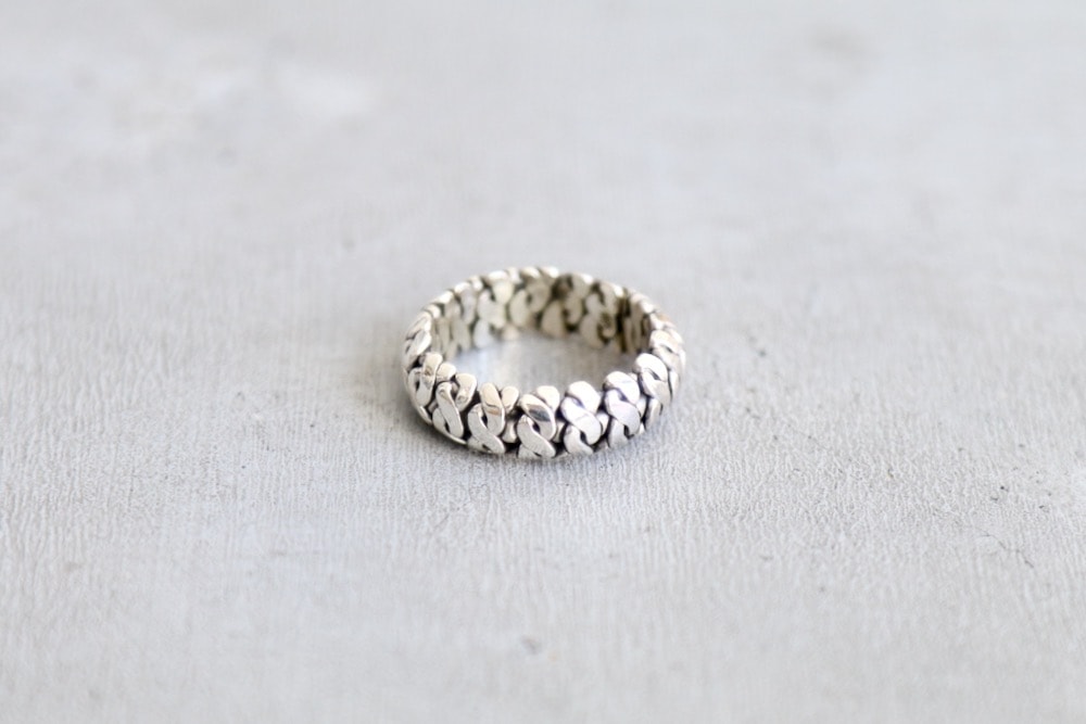 Mexican Jewelry (�ᥭ������ ���奨�꡼) "Silver Ring -A lot Chain-"