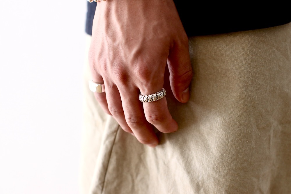 Mexican Jewelry (�ᥭ������ ���奨�꡼) "Silver Ring -A lot Chain-"