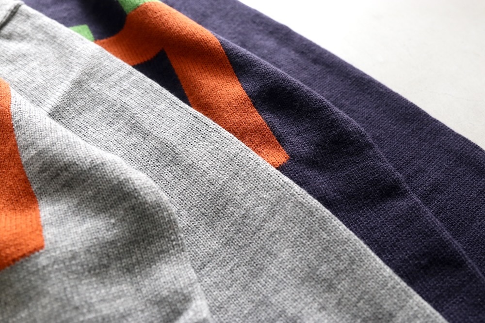 COMME des GARCONS SHIRT(���� �� ����륽�� �����) "acrylic wool intarsia gauge 7 FP-N005-051"