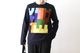 COMME des GARCONS SHIRT(���� �� ����륽�� �����) "acrylic wool intarsia gauge 7 FP-N005-051"