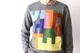 COMME des GARCONS SHIRT(���� �� ����륽�� �����) "acrylic wool intarsia gauge 7 FP-N005-051"