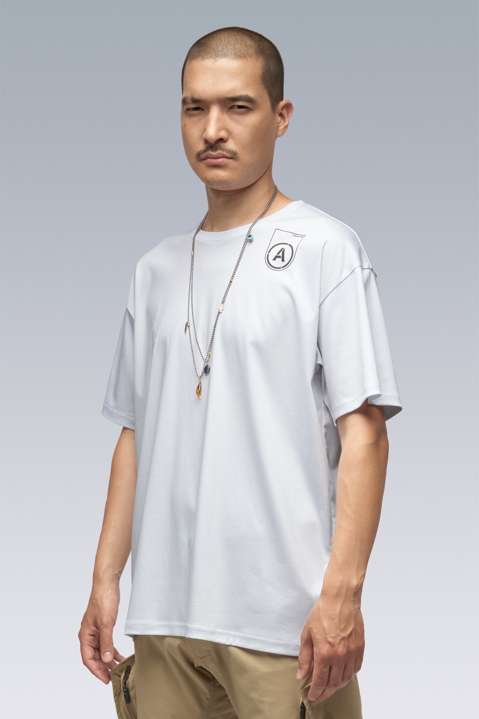 ACRONYM(�������˥���) "S24-PR-B MERCERIZED SHORT SLEEVE (STRAIGHT FIT)"