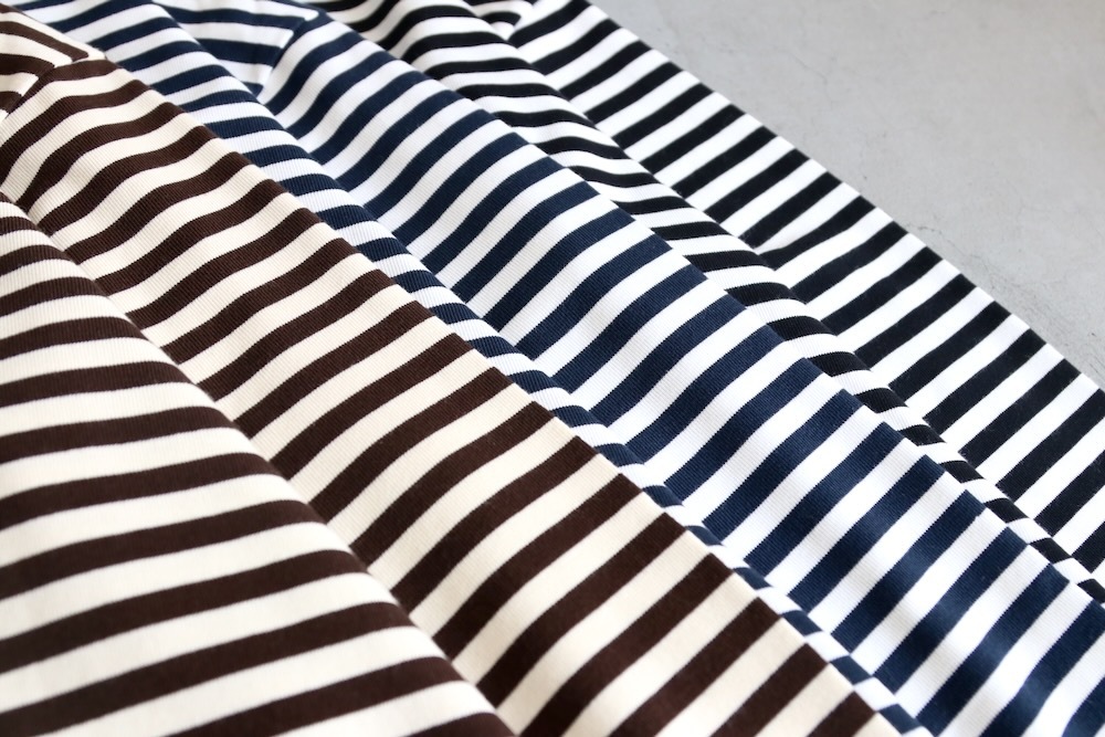 [10% > 15%OFF] nanamica(�ʥʥߥ�) "COOLMAX Stripe Jersey L/S Tee"