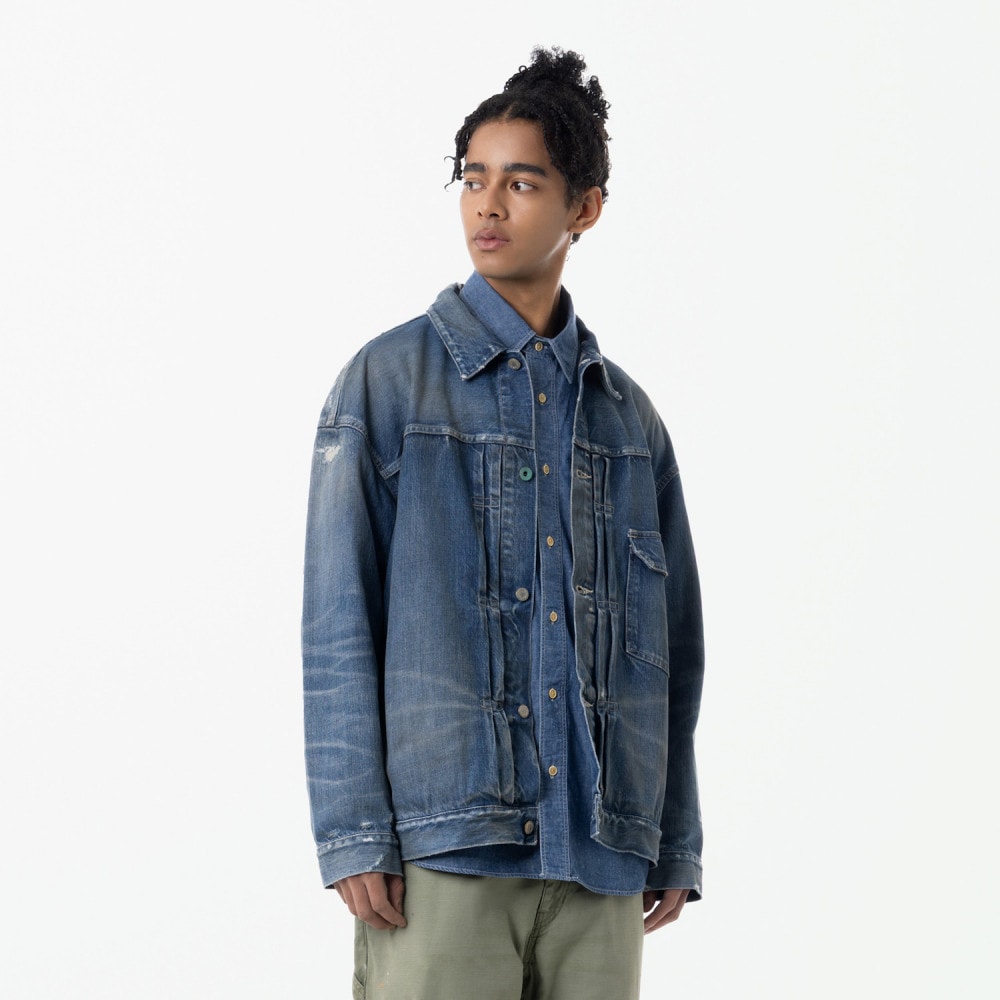 マッドネス　madness デニムジャケット MADNESS マッドネス デニムジャケット メンズ 【古着】【中古】