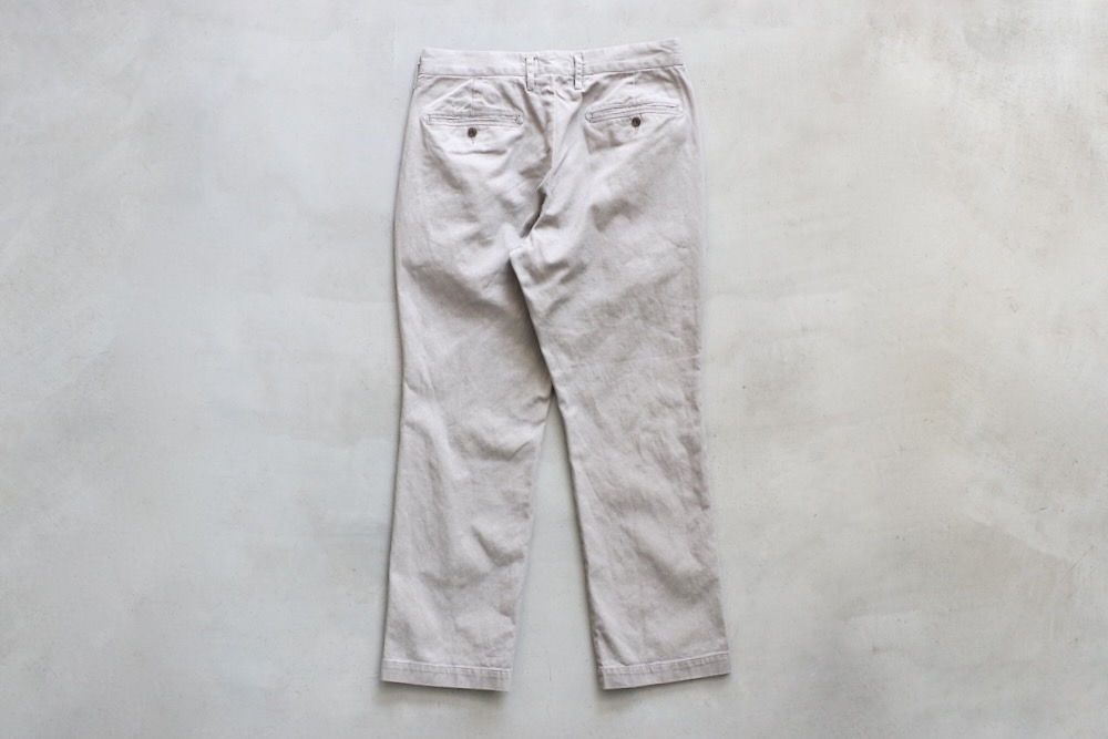 ��4.3 Release��nonnative(�Υ�ͥ��ƥ���) "OFFICER CHINO TROUSERS COTTON TWILL PIGMENT DYE"