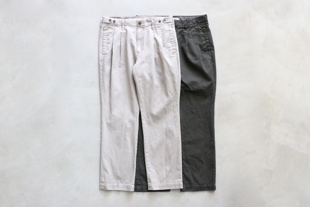 ��4.3 Release��nonnative(�Υ�ͥ��ƥ���) "OFFICER CHINO TROUSERS COTTON TWILL PIGMENT DYE"