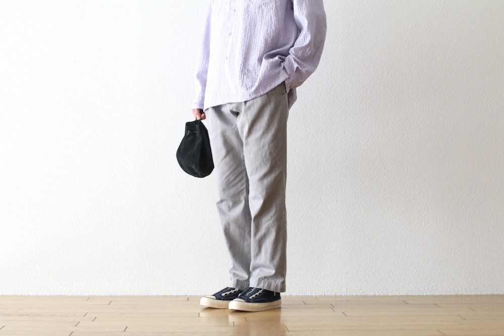 ��4.3 Release��nonnative(�Υ�ͥ��ƥ���) "OFFICER CHINO TROUSERS COTTON TWILL PIGMENT DYE"