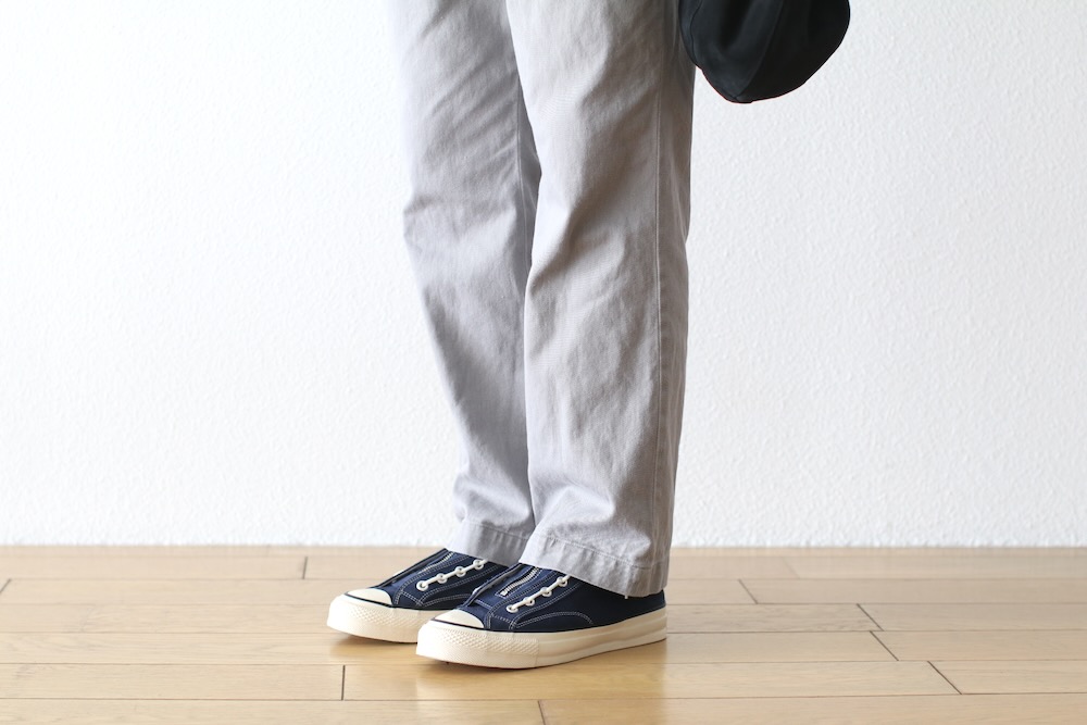 ��4.3 Release��nonnative(�Υ�ͥ��ƥ���) "OFFICER CHINO TROUSERS COTTON TWILL PIGMENT DYE"