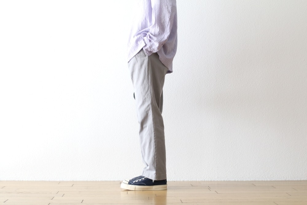 ��4.3 Release��nonnative(�Υ�ͥ��ƥ���) "OFFICER CHINO TROUSERS COTTON TWILL PIGMENT DYE"