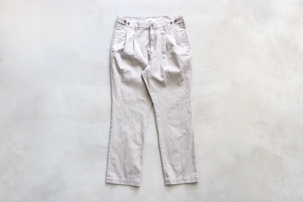 ��4.3 Release��nonnative(�Υ�ͥ��ƥ���) "OFFICER CHINO TROUSERS COTTON TWILL PIGMENT DYE"