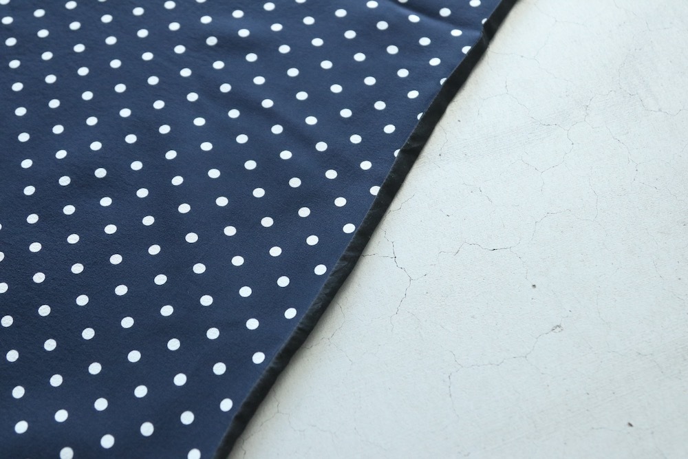 ��8.20 Release / WOMEN'S��TOUJOURS�ʥȥ����塼�ˡ�Triangle Scarf -POLKA DOT PRINT SILK CHIFFON CLOTH"