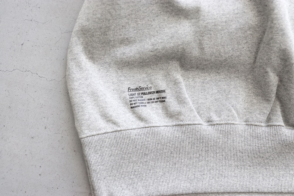 FreshService(�ե�å��奵���ӥ�) "LIGHT OZ PULLOVER HOODIE"