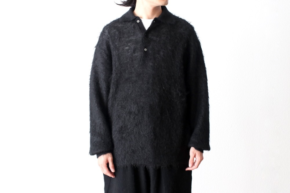 ssstein(���奿����) "SUPER KID MOHAIR KNIT POLO LS ST.999"
