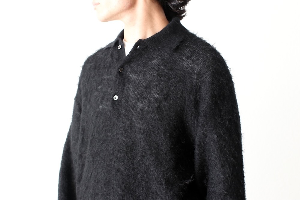 ssstein(���奿����) "SUPER KID MOHAIR KNIT POLO LS ST.999"