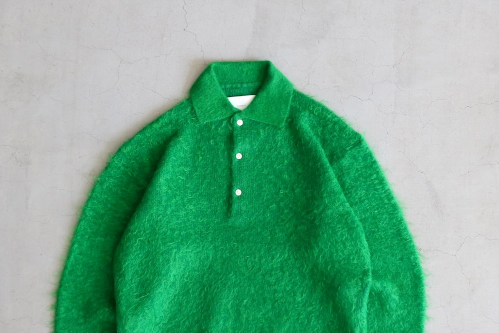 ssstein(���奿����) "SUPER KID MOHAIR KNIT POLO LS ST.999"