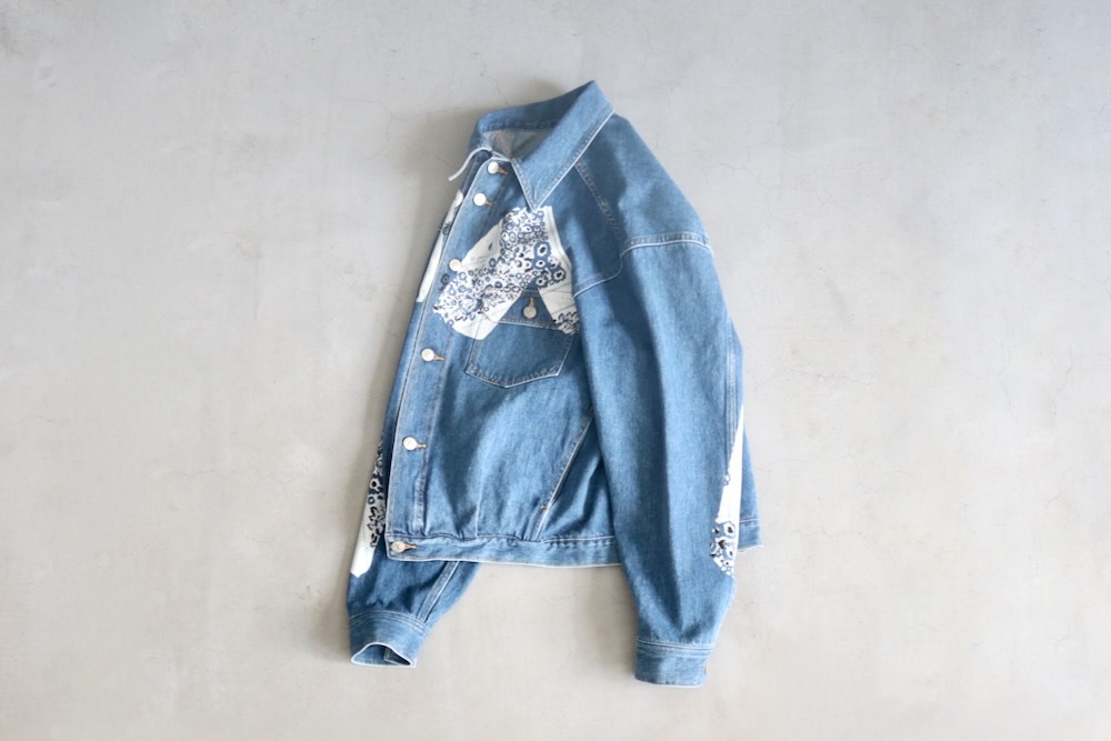 【美品】noma t.d. デニムジャケット NOMA t.d.（ノーマティーディー）の「NOMA t.d. | 刺繍デニム