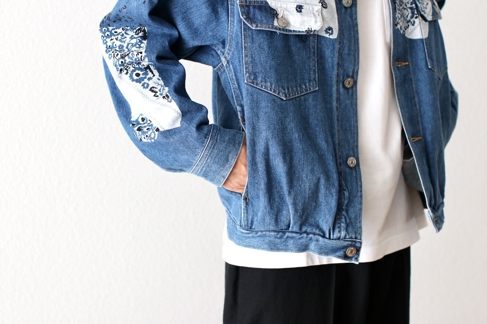 NOMA t.d. (ノーマ ティーディー) “Sign Print Denim Jacket