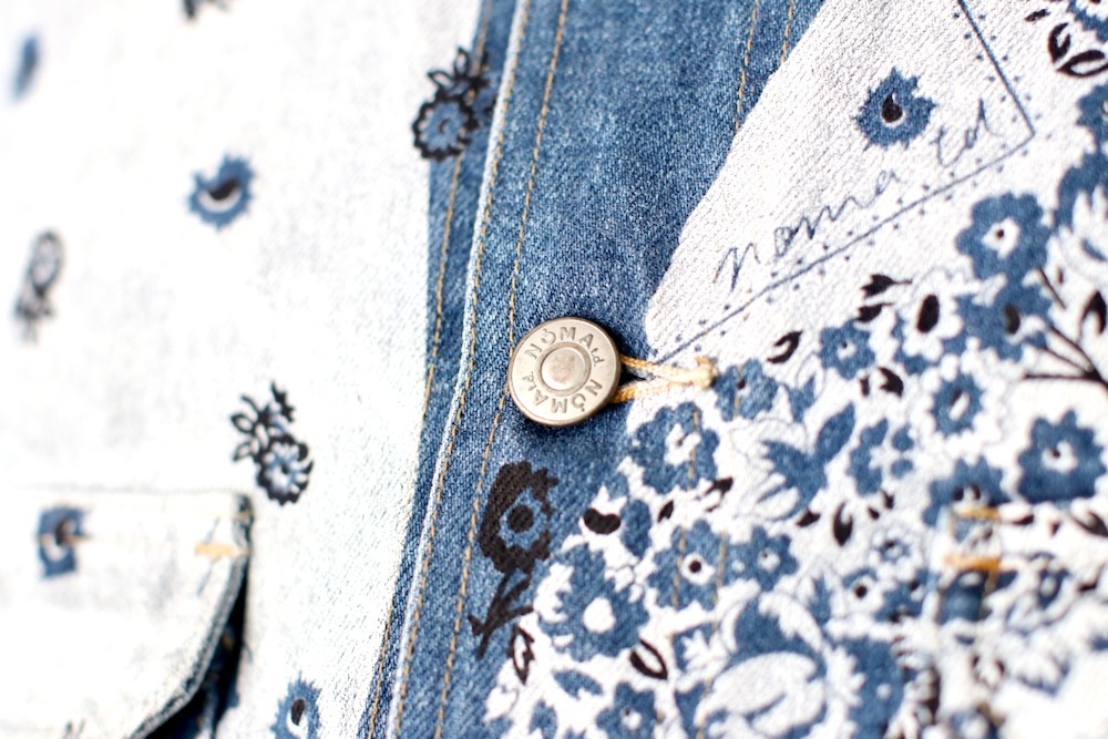 NOMA t.d. (ノーマ ティーディー) “Sign Print Denim Jacket