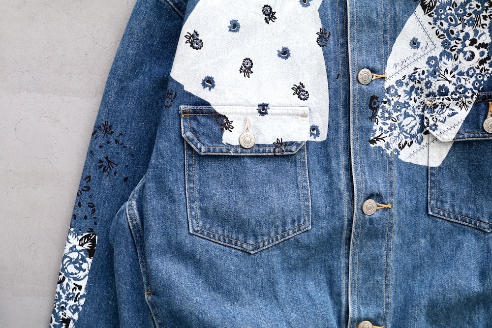 NOMA t.d. (ノーマ ティーディー) “Sign Print Denim Jacket