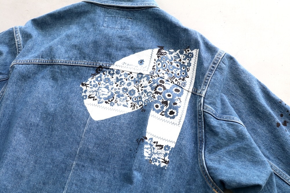 NOMA t.d. (ノーマ ティーディー) “Sign Print Denim Jacket