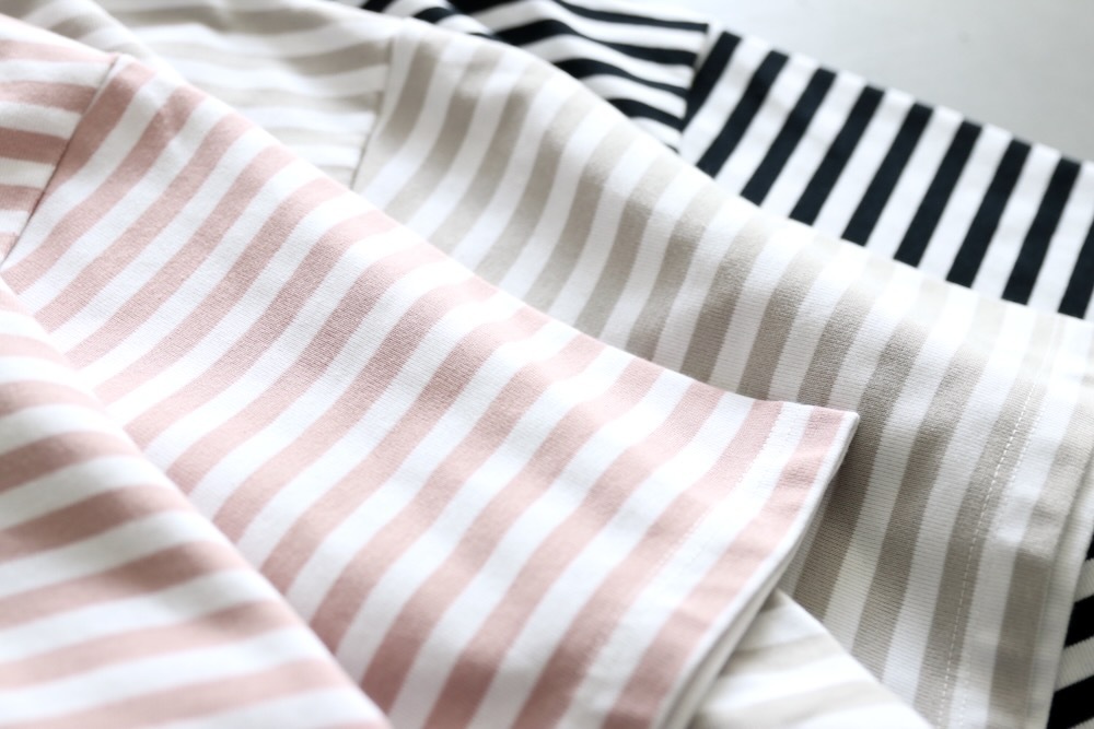 nanamica(�ʥʥߥ�) "COOLMAX Stripe Jersey Tee"
