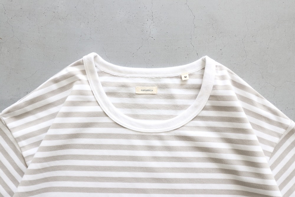 nanamica(�ʥʥߥ�) "COOLMAX Stripe Jersey Tee"