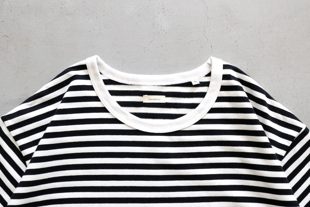 nanamica(�ʥʥߥ�) "COOLMAX Stripe Jersey Tee"
