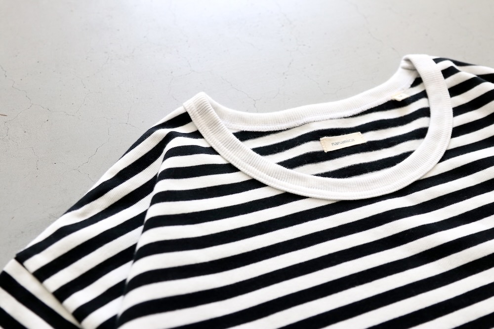 nanamica(�ʥʥߥ�) "COOLMAX Stripe Jersey Tee"
