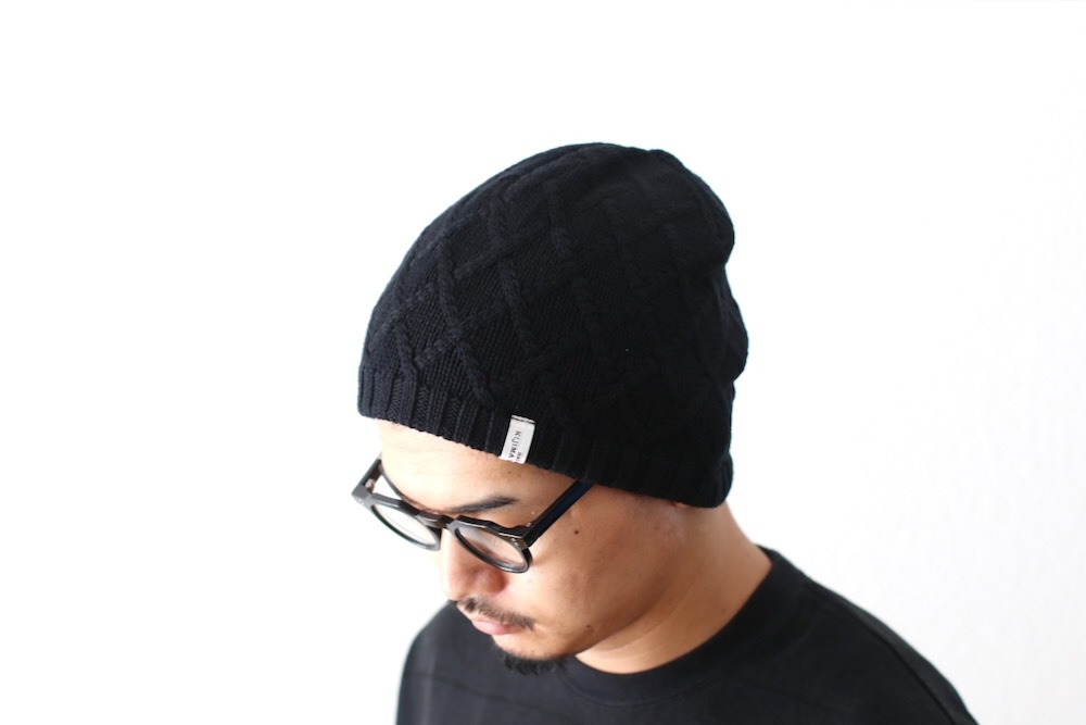 KIJIMA TAKAYUKI( 業) "COTTON REVERSIBLE BEANIE"