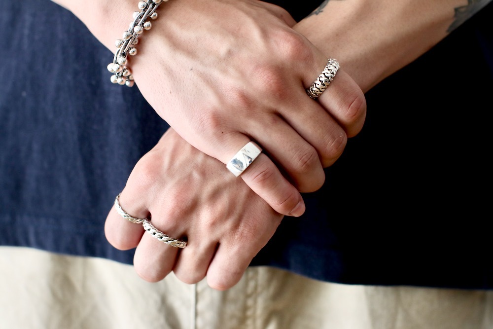 Mexican Jewelry (�ᥭ������ ���奨�꡼) "Silver Ring -Square Signet ring-"