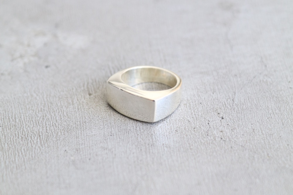 Mexican Jewelry (�ᥭ������ ���奨�꡼) "Silver Ring -Square Signet ring-"