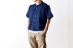 itten.(���åƥ�) "itten 6180 open collar S/S shirts -indigo border-"