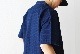 itten.(���åƥ�) "itten 6180 open collar S/S shirts -indigo border-"