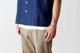 itten.(���åƥ�) "itten 6180 open collar S/S shirts -indigo border-"