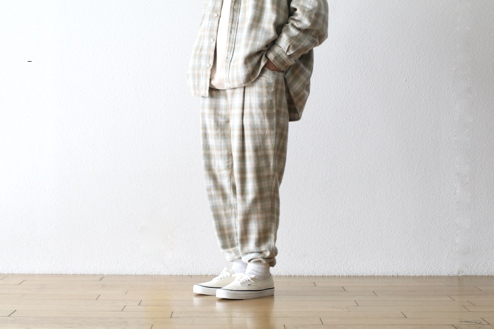 S.F.C(�������ե���) "TAPERED EASY OG CHECK PANTS"