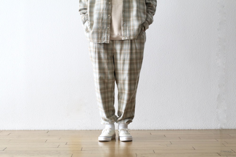 S.F.C(�������ե���) "TAPERED EASY OG CHECK PANTS"