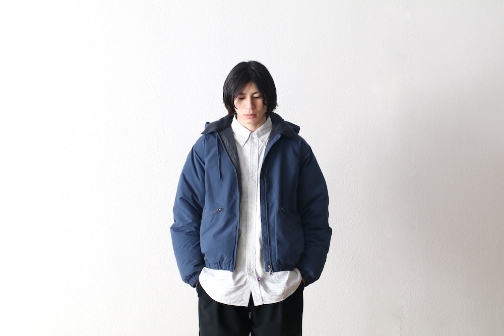 Washed Down Puffer Jacket ブルー Washed Down Puffer Jacket – thisisneverthat® JP
