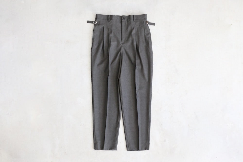 DIGAWEL ディガウェル　ウールパンツ　サイズ3 黒xグレー DIGAWEL ディガウェル ウールパンツ サイズ3 黒xグレー