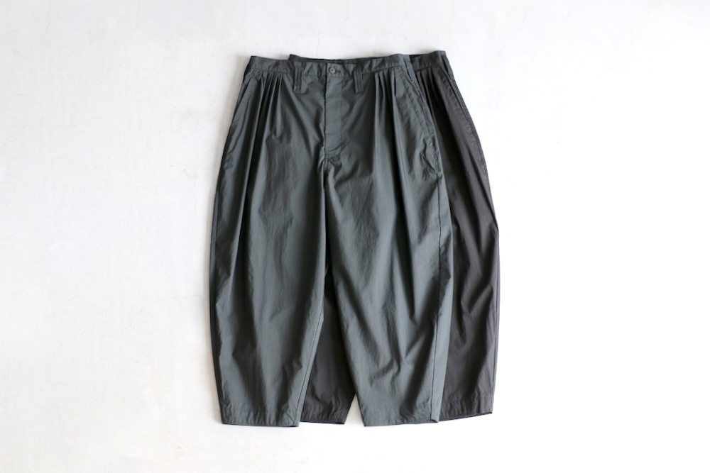 ポータークラシック poplin bepop pants S Porter Classic POPLIN BEBOP PANTS / BLACK
