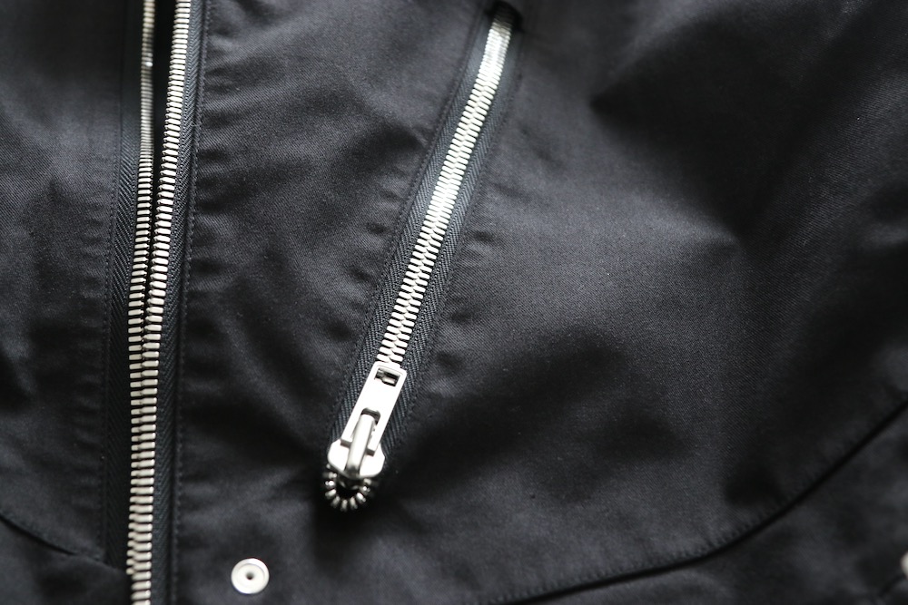 ACRONYM(˥) "J68W-BQ wide fir rider`s jacket -Xpore 3L CO face printed backer-"